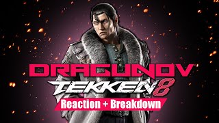 Tekken 8  Dragunov Gameplay Reveal Trailer  Reaction  Breakdown [upl. by Hilliard]