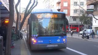 EMT Madrid 8918  Irisbus Iveco Citelis GNC Tata Hispano Habit  Moncloa [upl. by Notyarb]