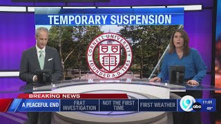 Cornell University fraternity suspended after police receive a sexual assault report [upl. by Hallsy]