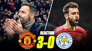 DREAM Ruud SendOff UNDEFEATED Amad TOP Ugarte SUPERB  MAN UTD 30 LEICESTER [upl. by Beker]