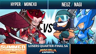 Hyper amp Monexo vs Neuz amp Nagi  Losers QuarterFinal  Summer Championship 2021  SA 2v2 [upl. by Reginauld]