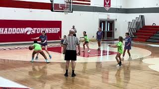 South Jersey Girls Summer League Basketball Moorestown 6A vs Haddonfield 7G 852024 [upl. by Skolnik343]