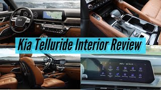 2023 Kia Telluride Interior Review Ambient Lights amp Digital Cockpit Infotainment Features [upl. by Analla]