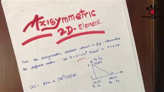 Axisymmetric 2D element problem  Finite element Analysis  FEA in Tamil [upl. by Lonier393]