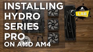 How To Install a Hydro Series PRO Cooler On AMD AM4 [upl. by Ardnnaed]