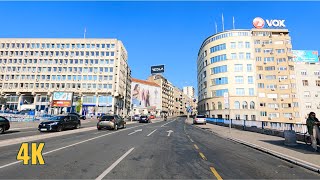 Belgrade Serbia  Driving in the city 4K part 1 [upl. by Acillegna114]