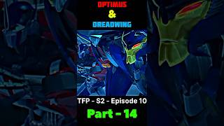 Optimus amp Dreadwing vs Starscream  tfp  season 2  episode 10  cartoon edits  shorts foryou [upl. by Hanzelin]