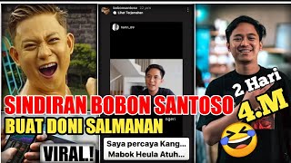 2 Hari Penghasilan 4 MilyarSindiran Bobon Santoso Untuk Doni Salmanan [upl. by Adnarim288]