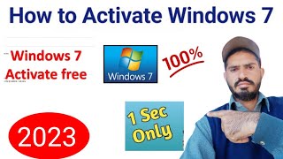 windows 7 activate karne ka tarikahow to activate windows windows 7 activatorwindows 7techussain [upl. by Eniamerej]