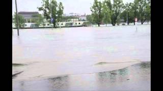 Hochwasser in Linz [upl. by Ahseia692]