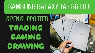 SAMSUNG GALAXY TAB S6 LITE  STYLUS PEN  GAMING [upl. by Brunella967]