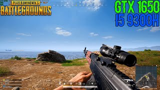 PUBG  GTX 1650 amp i5 9300H ALL Settings Tested  Acer Nitro 5  Taego Map [upl. by Lynad321]