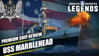 WoWS Legends  USS Marblehead [upl. by Nylireg702]