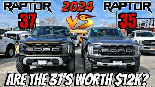 2024 Ford Raptor 35 VS 2024 Ford Raptor 37 Are The 37s Really Worth 12K More [upl. by Attenehs]