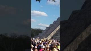 El Castillo Chichen Itza Spring Equinox Serpent of Light [upl. by Eilatam]