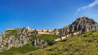 Views from the Outside of the Acrocorinth Castle Corinth [upl. by Trinidad]