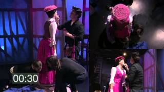 Classic Clips quotMary Poppinsquot Costume Quick Change 2011 [upl. by Lhamaj901]