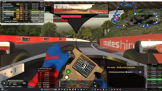 Bathurst Mt Panorama Formula 4  P3 Fight  iRacing [upl. by Moyers]