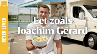 Eet zoals Joachim Gérard Recept van Poké Bowl met scampi [upl. by Llevra325]