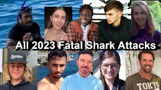 All 2023 Fatal Shark Attacks [upl. by Marshal]