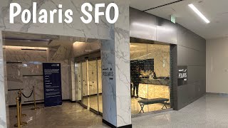 United Airlines Polaris Lounge San Francisco International Airport SFO  Business Class Lounge [upl. by Lyon]