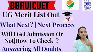 BBAUCUETUg Merit List OutWhat Next Will I Get Admission Or NotFinal List202223 bbau [upl. by Torr242]