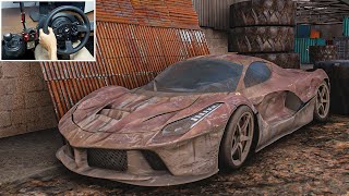 Rebuilding FERRARI LAFERRARI 1300HP  Forza Horizon 5  Thrustmaster T300RS gameplay [upl. by Oirretno158]