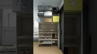 If you have a small shoe cabinet you can install it like this using the horizontal space to doub [upl. by Samantha]