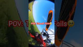 Paramotor Takeoff Fails fyp bloopers fails foryou [upl. by Gabriela]