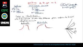 FÍSICA CLASE DE REPASO EPN [upl. by Akkin]