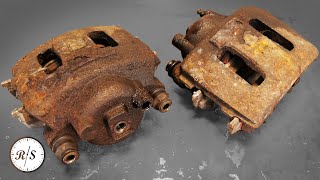 Brake Caliper Restoration  Rebuild GONE WRONG [upl. by Arul559]