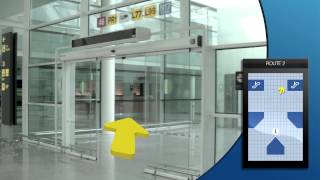 How to get to the Aerobus bus stop at terminal T1 [upl. by Ecyarg]