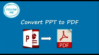 Convert PowerPoint pptx to PDF [upl. by Evie194]