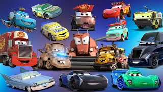 Looking For Disney Pixar Cars Lightning Mcqueen Hudson Hornet Luigi Cruz Ramirez Dinoco [upl. by Erdnael]