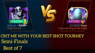 CRIT ME WITH YOUR BEST SHOT TOURNEY SEMIFINALS MCOC [upl. by Jakoba525]