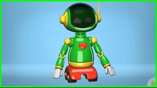 Build amp Play 3D ROBOT Trucks amp Vehicles Educational iPad iPhone kids apps Дети построить и узнать [upl. by Ma115]