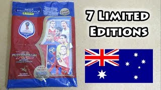 Panini Adrenalyn XL Australian Mega Starter Pack Opening  7 Limited Editions  World Cup 2018 [upl. by Philine]