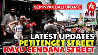 Virtual tour in Seminyak Bali on Petitenget street [upl. by Nonnag974]