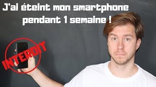 DIGITALE DÉTOX  J’ÉTEINS MON SMARTPHONE PENDANT 1 SEMAINE [upl. by Gnehc]