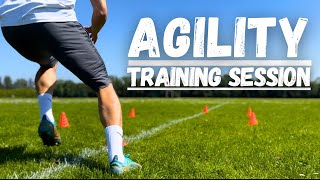 QUICK AGILITY TRAINING SESSION  Drills To Improve Your Agility [upl. by Holtorf320]