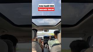 Hyundai Creta Facelift 2024 Panoramic Sunroof 🔥 blackcreta hyundai cretafacelift shortsfeed yt [upl. by Llatsyrk]