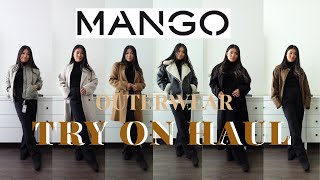 MANGO NEW IN COATS AND JACKETS TRY ON HAUL 2023 [upl. by Etnor410]