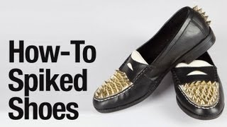 HowTo Create Spiked Shoes [upl. by Mayce]