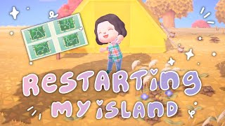 Resetting My Animal Crossing Island ✿ Moonflower ACNH Lets Play 1 [upl. by Lau]