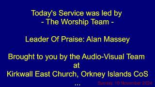 Service At Kirkwall East Church [upl. by O'Gowan]