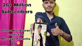 Sourav Joshi Vlogs 26 Million Subscribers 😮  Vlogger  Rohit Vlogger [upl. by Derrik]