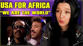 USA For Africa  We Are the World  FIRST TIME REACTION [upl. by Rhona]