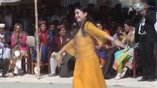 girl dance in Gilgit festival  Global TV  Gilgit presented traditional dance [upl. by Ivory]