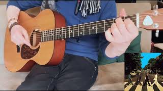 ‘Polythene Pam’ The Beatles  Acoustic Guitar Arrangement Standard  No Capo [upl. by Aeslahc]