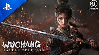 WUCHANG Fallen Feathers Exclusive First Trailer and Gameplay Demo [upl. by Rapsac552]